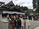 HKU students visit Yahiko Shrine